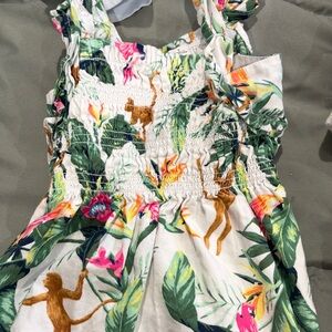 Janie and Jack Tropical Print Dress